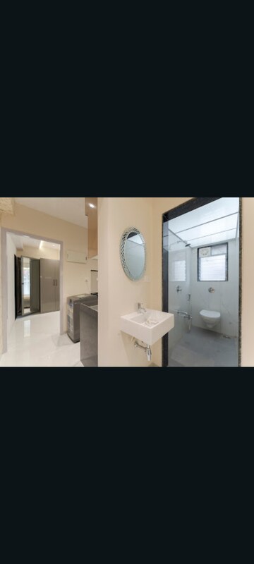 Bathroom in 1 BHK Apartment at Shreenath Aai Satidevi Paradise, Mulund West – for Sale