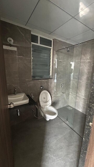 Bathroom in 2 BHK Apartment at Goel Ganga Serio, Kharadi – for Rent