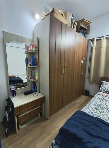 Bedroom in 2 BHK Apartment at Gera Park View, Kharadi – for Rent