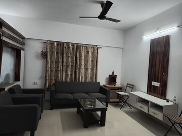 Living Room in 2 BHK Apartment at Gera Park View, Kharadi – for Rent