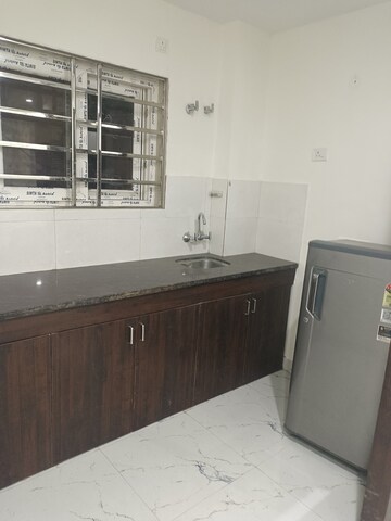 Kitchen in 1 BHK Builder Floor at Ansal Sushant Lok I, Sector 43 – for Rent