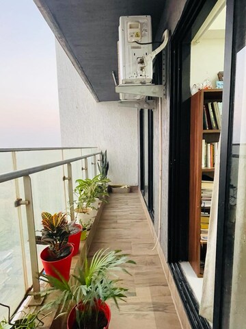 Balcony in 2.5 BHK Apartment at Hubtown Hill Crest, Andheri East – for Rent