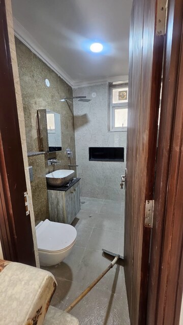 Bathroom in 3 BHK Apartment at Sector 11 Dwarka – for Rent