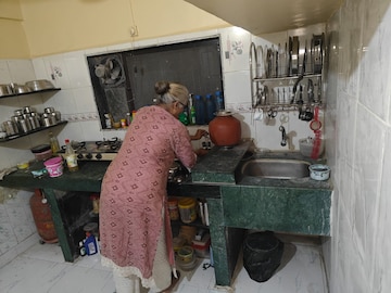 Kitchen in 1 BHK Apartment at Dombivli West – for Rent