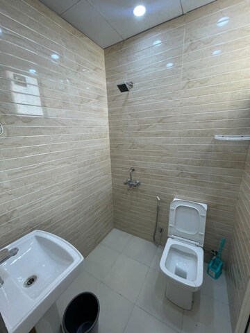 Bathroom in 2 BHK Builder Floor at Ansal Sushant Lok I, Sector 43 – for Rent