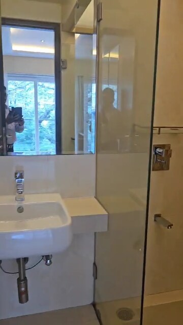 Bathroom in 3 BHK Apartment at Zakaria House, Bandra West – for Rent