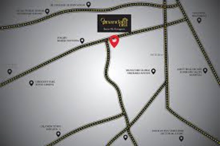 Map Location, orris-aanandam-ora  250 Sq.Yd. Plot In Sector 93 Gurgaon 8156858