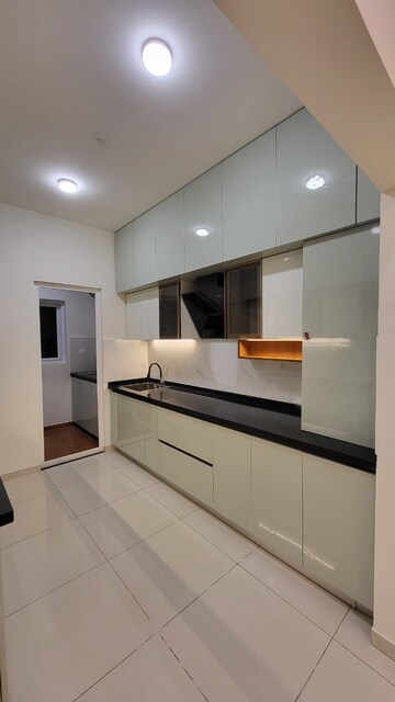 Kitchen in 2 BHK Apartment at Vajram Newtown, Thanisandra Main Road – for Rent