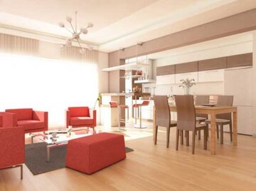 Living Room in 3 BHK Apartment at Omkar Alta Monte, Malad East – for Rent