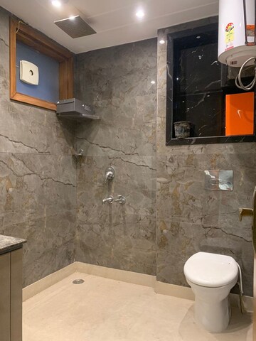 Bathroom in 3 BHK Builder Floor at Paschim Vihar – for Rent