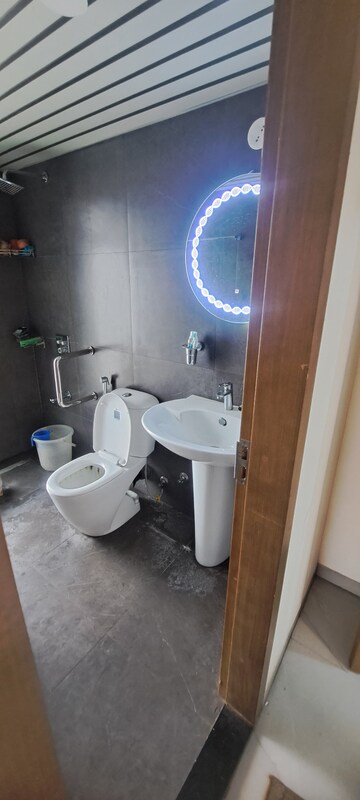 Bathroom in 3 BHK Apartment at Dhaval Sunrise Orlem, Malad West – for Sale
