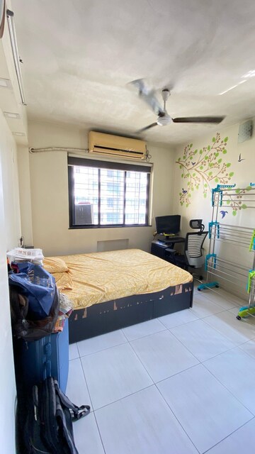 Bedroom in 2 BHK Apartment at Vasant Oscar, Mulund West – for Sale