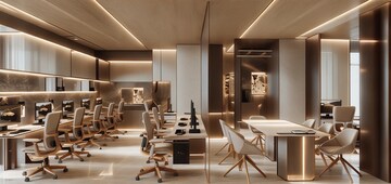 Floor Plan in  Office Space at NMS Midas, Cbd Belapur Sector 15 – for Rent