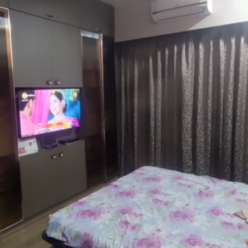 Bedroom in 3 BHK Apartment at N Rose Northern Heights, Maratha Colony – for Rent
