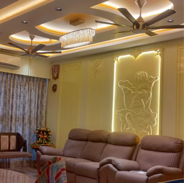 Team Area in 3 BHK Apartment at N Rose Northern Heights, Maratha Colony – for Rent