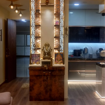 Living Room in 3 BHK Apartment at N Rose Northern Heights, Maratha Colony – for Rent