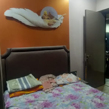 Bedroom in 3 BHK Apartment at N Rose Northern Heights, Maratha Colony – for Rent