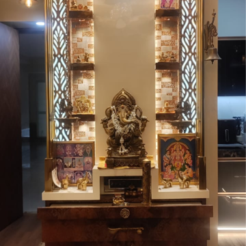 Living Room in 3 BHK Apartment at N Rose Northern Heights, Maratha Colony – for Rent