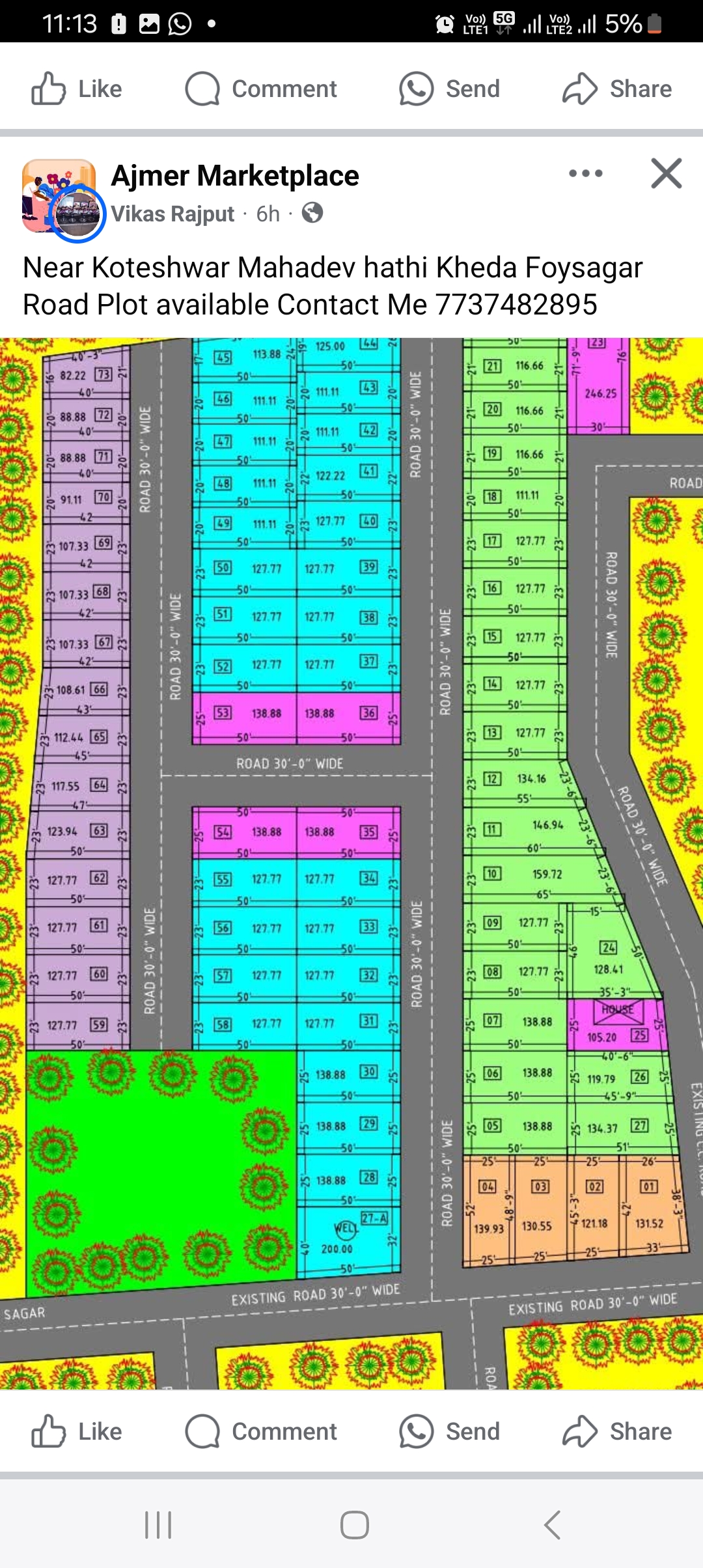 Plot For Sale in Gokulkripa 