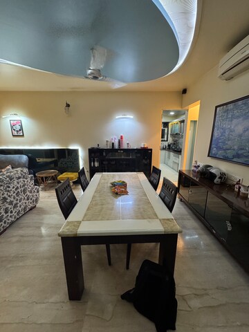 Living Room in 4 BHK Apartment at Marvel Diva 2, Subhas Nagar – for Rent