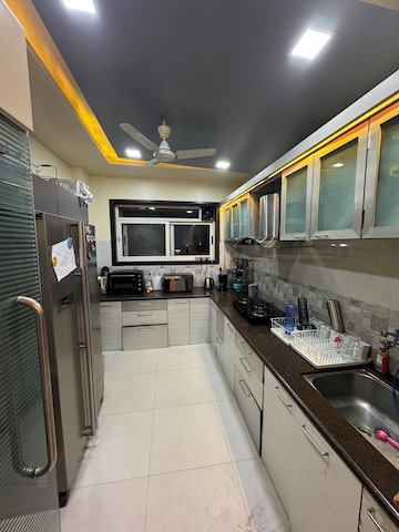 Kitchen in 4 BHK Apartment at Marvel Diva 2, Subhas Nagar – for Rent