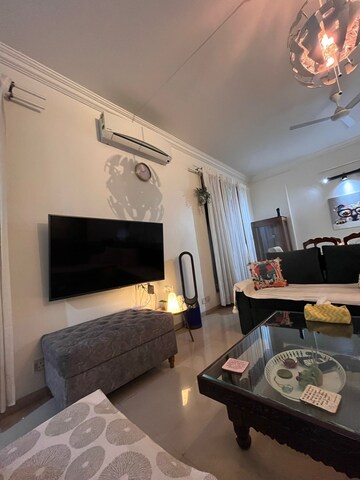 Living Room in 3 BHK Apartment at BPCL CHS, Panvel – for Rent