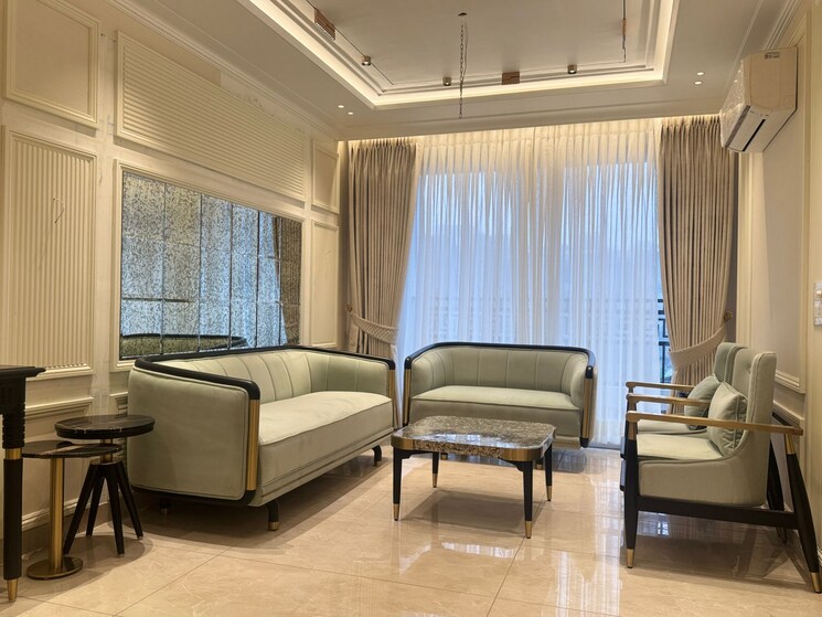 Living Room, crd-golden-castle 3 Bedroom 2025 Sq.Ft. Apartment In Patiala Road Zirakpur 8157529