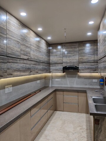 Kitchen in 3 BHK Builder Floor at Paschim Vihar – for Rent