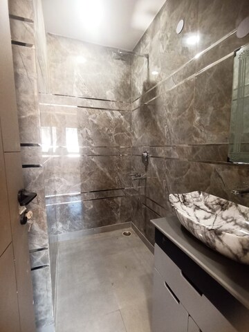 Bathroom in 3 BHK Builder Floor at Paschim Vihar – for Rent