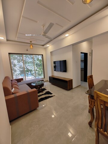 Living Room in 1 BHK Apartment at RNA NG Aroma, Navghar – for Sale