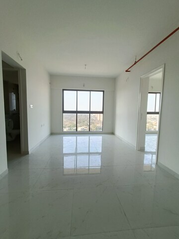 Living Room in 1 BHK Apartment at Runwal Gardens, Dombivli East – for Rent