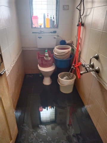 Bathroom in 1 BHK Apartment at Krishna Galaxy Santacruz, Santacruz East – for Rent