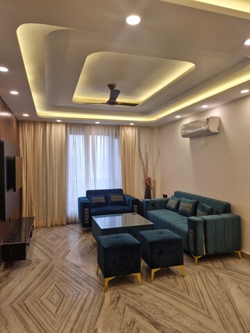 Living Room in 3 BHK Builder Floor at Sector 4 – for Rent