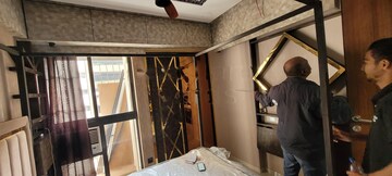 Kitchen in 2 BHK Apartment at Lodha Crown Quality Homes, Majiwada – for Rent