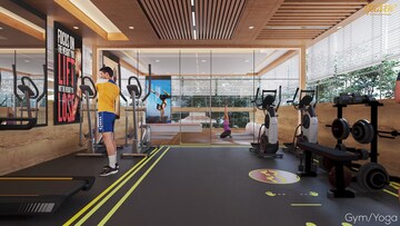Gym in 2.5 BHK Builder Floor at Yogiraj My Heaven, Dombivli East – for Sale
