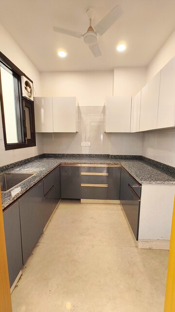 Kitchen in 3 BHK Builder Floor at Palm Residency Chhatarpur, Chattarpur – for Rent