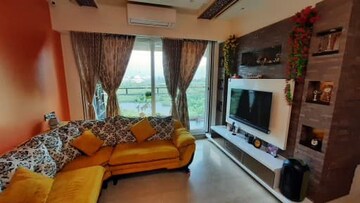 Living Room in 2 BHK Apartment at Seawoods – for Sale
