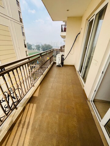 Balcony in 3 BHK Apartment at Affinity Greens, International Airport Road – for Rent