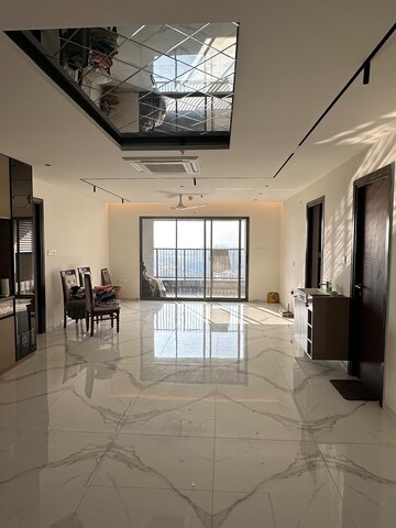Living Room in 4 BHK Apartment at Kokapet – for Rent