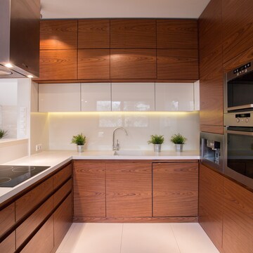 Kitchen in 3 BHK Builder Floor at Surya Nagar – for Sale