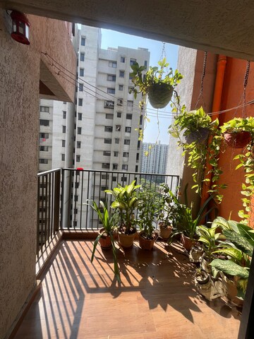 Balcony in 2 BHK Apartment at Lodha Palava Downtown, Dombivli East – for Rent