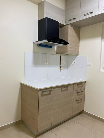 Kitchen in 2 BHK Apartment at Bhartiya Nikoo Homes, Thanisandra Main Road – for Rent