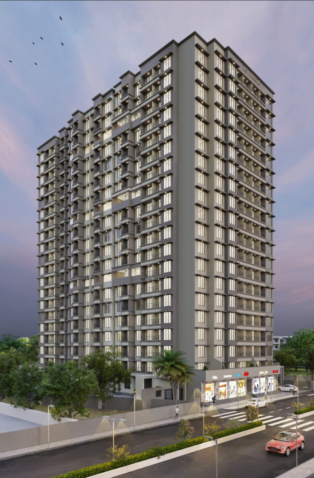 2 BHK Apartment For Sale in AV Pride