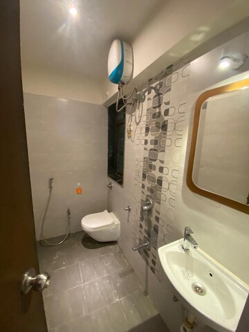 Bathroom in 2 BHK Apartment at Kamanwala Manavsthal, Malad West – for Rent