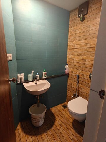 Bathroom in 1 BHK Apartment at Lodha Crown Quality Homes, Majiwada – for Rent