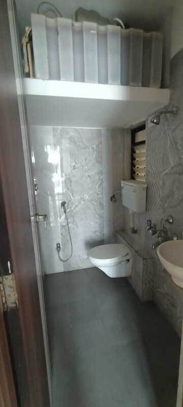 Bathroom in 1 BHK Apartment at Shreeji Sea View, Bhayandar East – for Rent