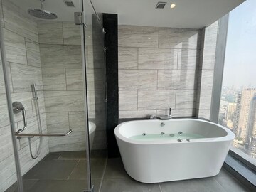Bathroom in 5 BHK Apartment at Rustomjee Crown, Prabhadevi – for Rent
