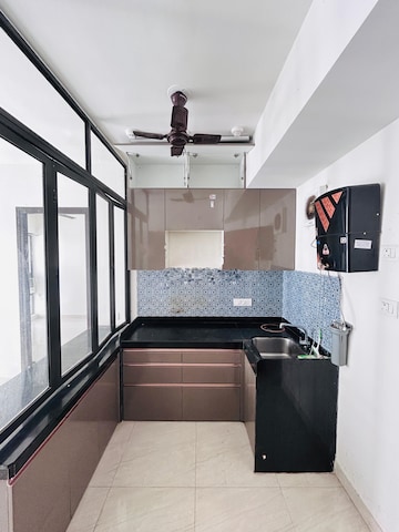 Kitchen in 2 BHK Apartment at Lodha Crown Quality Homes, Majiwada – for Rent