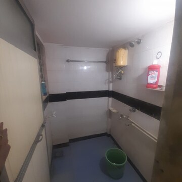 Bathroom in 1 BHK Apartment at Puraniks Kanchanpushp Complex, Kavesar – for Rent