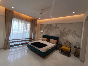 Living Room in 4 BHK Apartment at Nyati Elite, Undri – for Rent